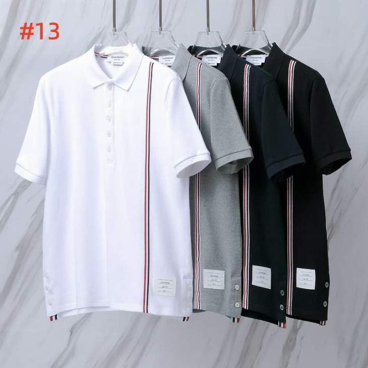 Picture of Thom Browne Polo Shirts Short _SKUThomBrowneM-2XL12yr2425437